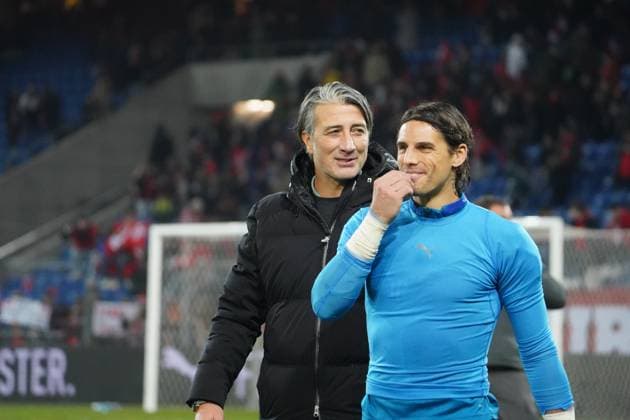 Yann Sommer, 35, retires from the Swiss national team after Euro 2024 Record goalkeeper with 94 caps, 35 times without conceding a goal Debut in 2012 under Ottmar Hitzfeld, number 1 after Benaglio since 2014 Highlights Euro 2021, Parade against Mbappà in the round of 16 Participation in Euro 2016, 2021, 2024 and World Cup 2018, 2022 Focus on Inter Milan Thanks to teammates, coaches, fans Role model for young players, pays tribute to Pierluigi Tami SFV Unforgettable moments in 12 years of Nati Archive RECORD DATE NOT STATED Copyright: xJOERANxSTEINSIEKx