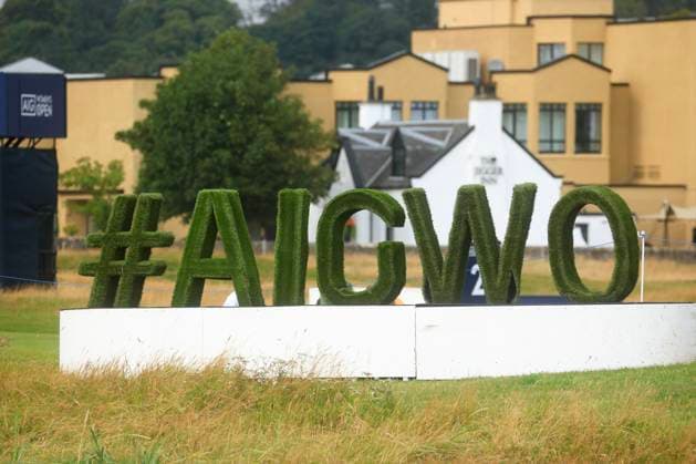 19th August 2024; Old Course at St Andrews, St Andrews, Fife, Scotland; AIG Womens Open Golf, Practice Day 1; Signage at the Old Course, St Andrews Links during a practice round at the AIG Women& x2019;s Open  ActionPlus12683309 DavidxYoung