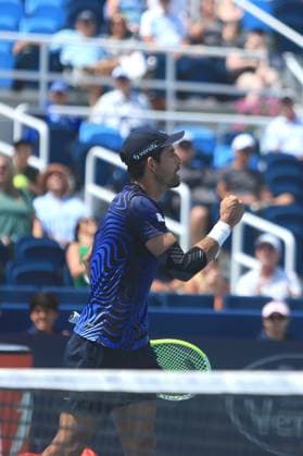 August 19, 2024, Mason, Oh, USA: 2024 Cincinnati Open Tennis, 2024 08 19 - Marcelo Arevalo (right) and Mate Pavic beat Mackenzie Mcdonald and Alex Michelsen in the men s doubles. ZUMAPress Mason USA - ZUMAn24_ 20240819_zaf_n24_009 Copyright: xWallyxNellx