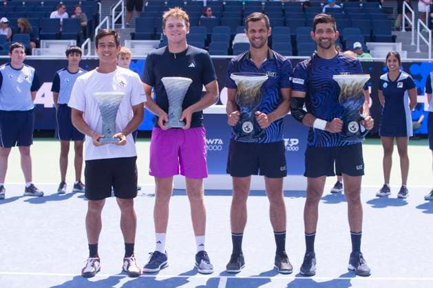 Tennis, ATP tournament in Cincinnati, doubles, final