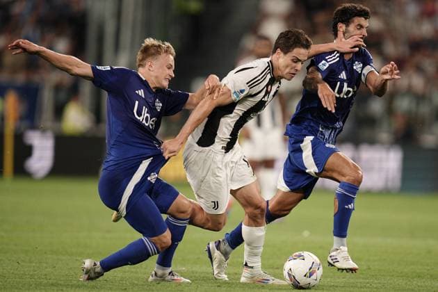 Juventus& x2019; Kenan Yildiz during the Serie A soccer match between Juventus and Como at the Allianz Stadium in Turin, north west Italy - Monday, August 19, 2024. - Soccer .  Copyright: xMarcoxAlpozzi LaPressex