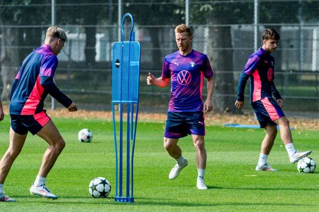 Football, CL Quali, Malmö FF training