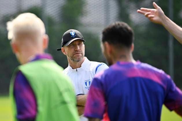 MALMÖ, SWEDEN 20240820 Malmö FFs coach Henrika Rydström during training at Eleda Stadium in Malmö ahead of tomorrows Champions League qualifier against Sparta Prague MALMÖ SWEDEN x50090x  Copyright: xJohanxNilsson TTx MALMÖ FF TRÄNAR INFÖR CL KVAL MOT SPARTA PRAG