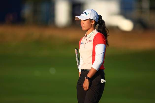 20th August 2024; Old Course at St Andrews, St Andrews, Fife, Scotland; AIG Womens Open Golf, Practice Day 2; Pajaree Anannarukarn of Thailand on the first green of the Old Course, St Andrews Links during a practice round at the AIG Women& x2019;s Open  ActionPlus12683369 DavidxYoung