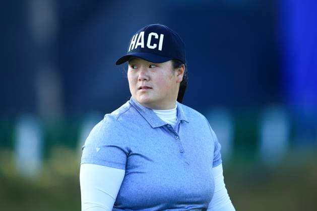 20th August 2024; Old Course at St Andrews, St Andrews, Fife, Scotland; AIG Womens Open Golf, Practice Day 2; Angel Yin of the USA walks on the fairway of the first hole of the Old Course, St Andrews Links during a practice round at the AIG Women& x2019;s Open  ActionPlus12683381 DavidxYoung