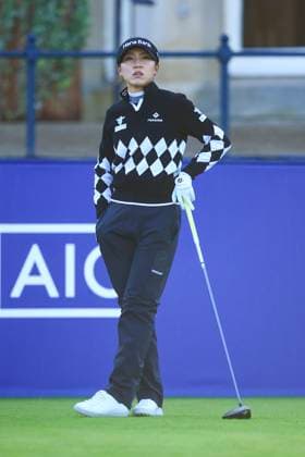 20th August 2024; Old Course at St Andrews, St Andrews, Fife, Scotland; AIG Womens Open Golf, Practice Day 2; Lydia Ko of New Zealand on the first tee of the Old Course, St Andrews Links during a practice round at the AIG Women& x2019;s Open  ActionPlus12683382 DavidxYoung