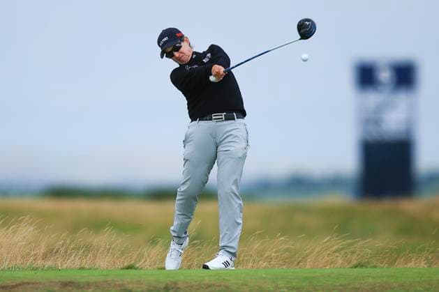 20th August 2024; Old Course at St Andrews, St Andrews, Fife, Scotland; AIG Womens Open Golf, Practice Day 2; Karrie Webb of Australia tees off on the fifteenth hole  ActionPlus12683418 DavidxYoung