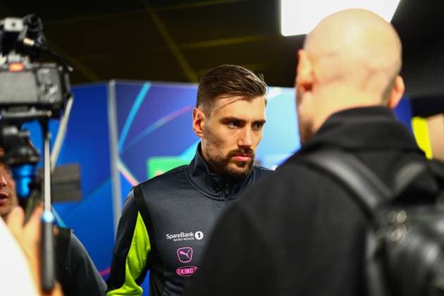 UEFA Champions leauge play off 2024 2025 Bodo Glimt Rode Stjerne Bodo 20240820 Nikita Haikin after the UEFA Champions leauge play off in football between Bodo Glimt and Rode Stjerne at Aspmyra stadium The match ended 2 1 Photo Mats Torbergsen NTB Bodo Norge EDITORIAL USE ONLY RESTRICTED USE FOR BETTING COMPANIES  Copyright: xMatsxTorbergsenx xNTBx