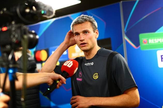 UEFA Champions leauge play off 2024 2025 Bodo Glimt Rode Stjerne Bodo 20240820 Bodo Glimts Odin Bjortuft after the UEFA Champions leauge play off in football between Bodo Glimt and Rode Stjerne at Aspmyra Stadium The match ended 2 1 Photo Mats Torbergsen NTB Bodo Norge EDITORIAL USE ONLY RESTRICTED USE FOR BETTING COMPANIES  Copyright: xMatsxTorbergsenx xNTBx