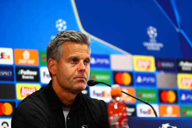 UEFA Champions leauge play off 2024 2025 Bodo Glimt Rode Stjerne Bodo 20240820 Bodo Glimts coach Kjetil Knutsen after the UEFA Champions leauge play off in football between Bodo Glimt and Rode Stjerne at Aspmyra stadium The match ended 2 1 Photo Mats Torbergsen NTB Bodo Norge EDITORIAL USE ONLY RESTRICTED USE FOR BETTING COMPANIES  Copyright: xMatsxTorbergsenx xNTBx