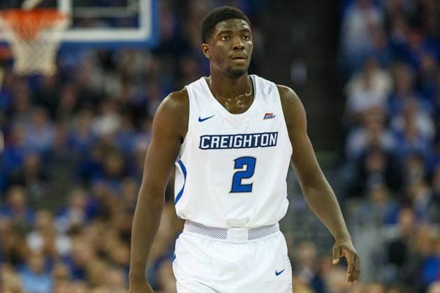 NCAA, College League, USA Basketball 2018: Butler vs Creighton JAN 09 January 09, 2018 - Omaha, NE U.S. - Creighton Bluejays guard Khyri Thomas 2 in action during an NCAA men s basketball game between Butler Bulldogs and Creighton Bluejays at the CenturyLink Center in Omaha, NE..Attendance: 17,229.Creighton won 85-74.Michael Spomer Cal Media Omaha Nebraska United States of America EDITORIAL USE ONLY Copyright: xx ZUMA-20180109_zaf_c04_307.jpg MichaelxSpomerx csmphototwo361348