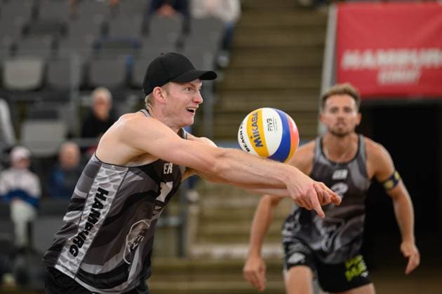Beach Pro Tour Elite 16 Hamburg, 21 08 2024 Philipp Konstantin Huster Beach Pro Tour Elite 16, Hamburg, Stadion Am Rothenbaum on 21 08 2024 Copyright: xBEAUTIFULxSPORTS PeterxWeberx