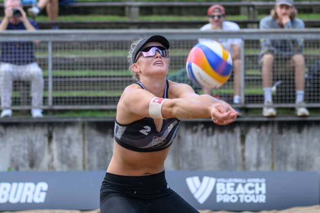 Beach Pro Tour Elite 16 Hamburg, 21 08 2024 Lea Sophie Kunst GER Beach Pro Tour Elite 16, Hamburg, Stadion Am Rothenbaum on 21 08 2024 Copyright: xBEAUTIFULxSPORTS PeterxWeberx