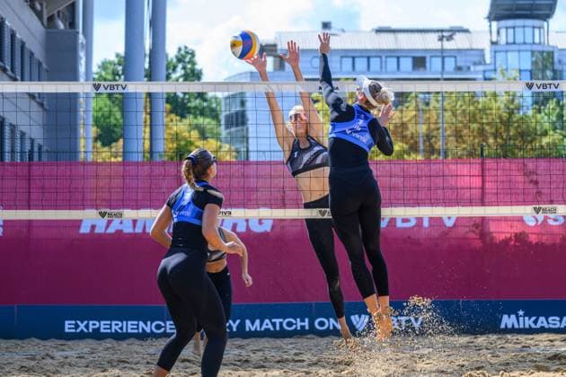 Beach Pro Tour Elite 16 Hamburg, 21 08 2024 Linda Bock GER Beach Pro Tour Elite 16, Hamburg, Stadion Am Rothenbaum on 21 08 2024 Copyright: xBEAUTIFULxSPORTS PeterxWeberx