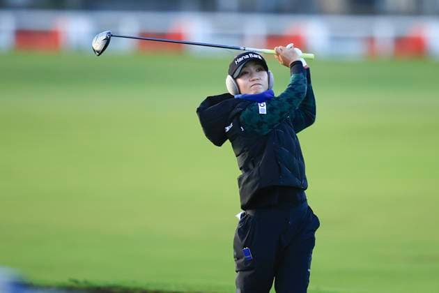 21st August 2024; Old Course at St Andrews, St Andrews, Fife, Scotland; AIG Womens Open Golf, Practice Day 3; Lydia Ko of New Zealand tees off on the second hole of the Old Course, St Andrews Links during the pro-am at the AIG Women& x2019;s Open  ActionPlus12683557 DavidxYoung