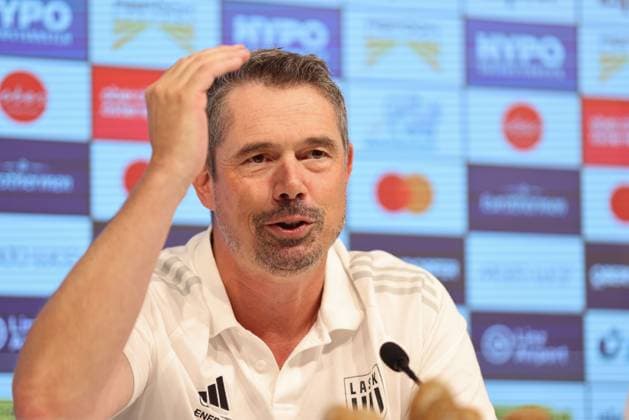 Football, EL-Quali, Linzer ASK, Press conference