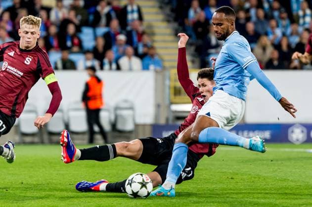240821 Isaac Kiese Thelin of Malmö FF during the UEFA Champions League football match between Malmö FF and Sparta Prague on August 21, 2024 in Malmö Photo Christian Örnberg BILDBYRAN COP 166 CO0456 fotboll football soccer fotball champions league malmö ff sparta prag bbeng play off bbauto  Copyright: CHRISTIANxÖRNBERG BB240821CO044
