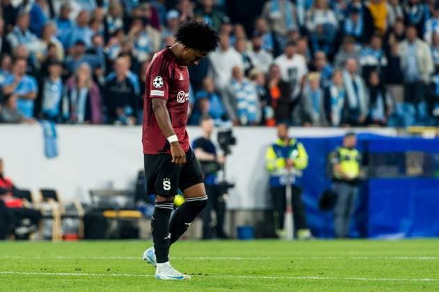 240821 Angelo Preciado of Sparta Prague during the UEFA Champions League football match between Malmö FF and Sparta Prague on August 21, 2024 in Malmö Photo Christian Örnberg BILDBYRAN COP 166 CO0456 fotboll football soccer fotball champions league malmö ff sparta prag bbeng play off  Copyright: CHRISTIANxÖRNBERG BB240821CO062