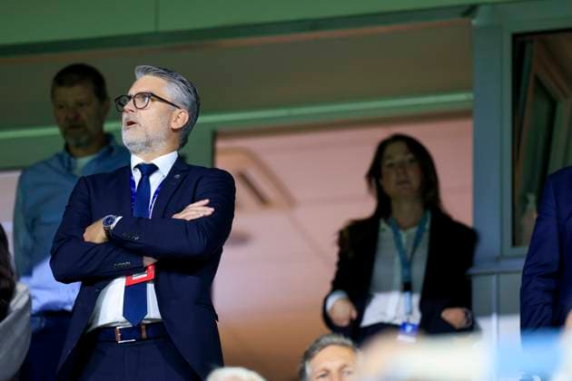 MALMÖ, SWEDEN 20240821 Malmö FFs CEO Niclas Carln during Wednesdays Champions League qualifier, playoff match 1 of 2, between Malmö FF and AC Sparta Prague at New Malmö Stadium MALMÖ SWEDEN x10600x  Copyright: xAndreasxHillergren TTx CHAMPIONS LEAGUE KVAL MALMÖ-SPARTA PRAG