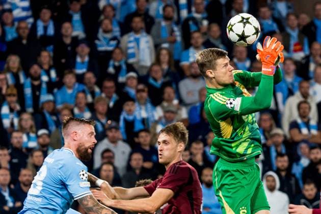 240821 Peter Vindahl of Sparta Prague during the UEFA Champions League football match between Malmö FF and Sparta Prague on August 21, 2024 in Malmö Photo Christian Örnberg BILDBYRAN COP 166 CO0456 fotboll football soccer fotball champions league malmö ff sparta prag bbeng play off bbauto  Copyright: CHRISTIANxÖRNBERG BB240821CO073