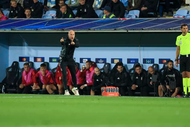 MALMÖ, SWEDEN 20240821 Malmös coach Henrik Rydström during Wednesdays Champions League qualifier, playoff match 1 of 2, between Malmö FF and AC Sparta Prague at New Malmö Stadium MALMÖ SWEDEN x10600x  Copyright: xAndreasxHillergren TTx CHAMPIONS LEAGUE KVAL MALMÖ-SPARTA PRAG