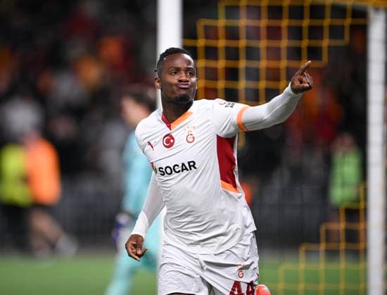 FOOTBALL Champions League qualifying season 2024 2025 first leg BSC Young Boys Bern Galatasaray Istanbul 21 08 2024 JUBEL Galatasaray Istanbul Goalscorer for 2 1 Michy Batshuayi