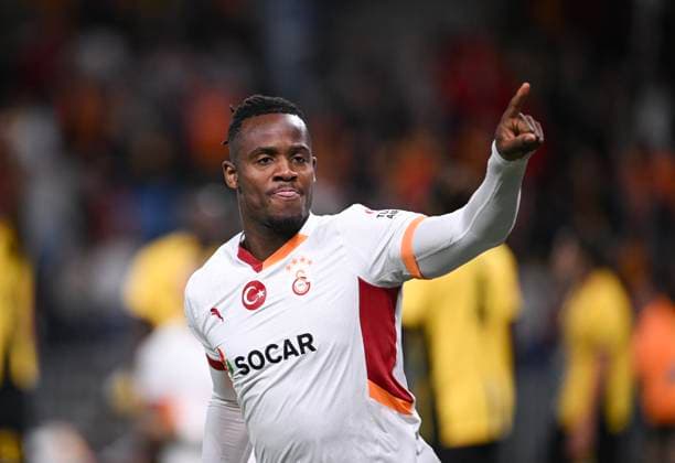 FOOTBALL Champions League qualifying season 2024 2025 first leg BSC Young Boys Bern Galatasaray Istanbul 21 08 2024 JUBEL Galatasaray Istanbul Goalscorer for 2 1 Michy Batshuayi