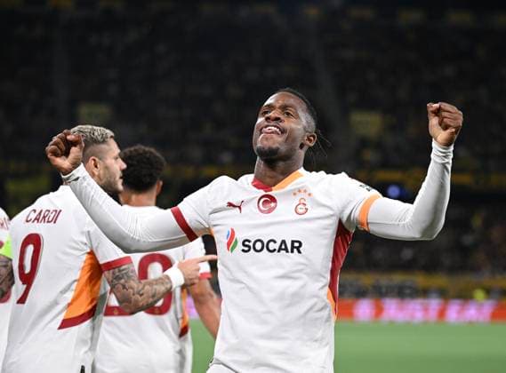 FOOTBALL Champions League qualifying season 2024 2025 first leg BSC Young Boys Bern Galatasaray Istanbul 21 08 2024 JUBEL Galatasaray Istanbul Goalscorer for 2 2 Michy Batshuayi