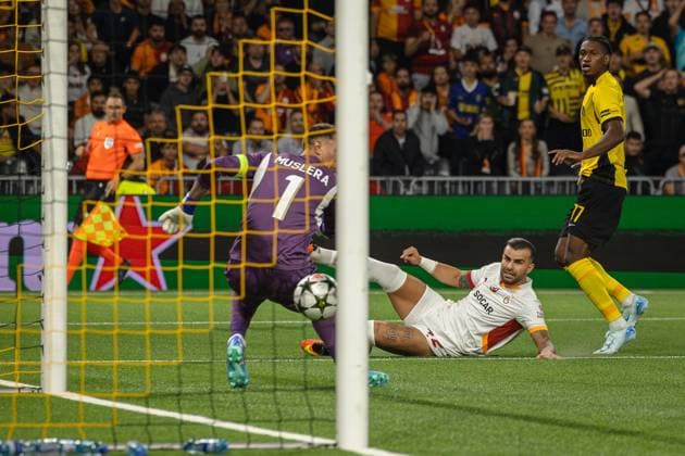 Bern, Switzerland, August 21st 2024: Goalscorer of the 1:0 Joel Monteiro (77 YB) during the UEFA Champions League football match between BSC Young Boys and Galatasaray at Stadion Wankdorf in Bern, Switzerland. Philipp Kresnik (Philipp Kresnik SPP) Copyright: xPhilippxKresnikx xSPPx spp-en-PhKrSp-_KRE1810