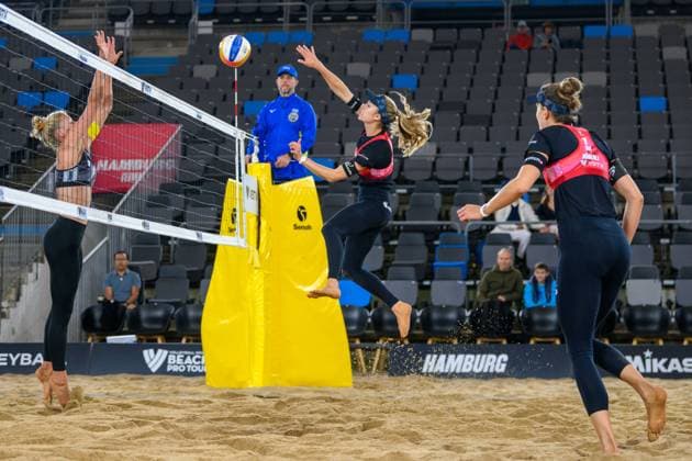 Beach Pro Tour Elite 16 Hamburg, 22 08 2024 Beach Pro Tour Elite 16, Hamburg, Stadion Am Rothenbaum on 22 08 2024 Copyright: xBEAUTIFULxSPORTS PeterxWeberx
