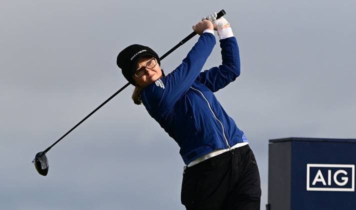 Brooke Henderson on the 15th Tee AIG Women s Open, Day Three, Golf, St. Andrews, Scotland, UK - 22 Aug 2024  Copyright: xGreigxCowie Shutterstockx 14653227r
