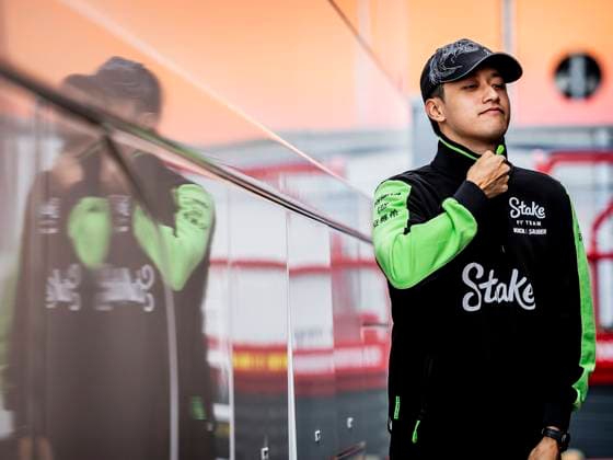 ZANDVOORT - Zhou Guanyu (Stake F1 Team) on the track at the Circuit of Zandvoort prior to the F1 Grand Prix of the Netherlands. ANP REMKO DE WAAL xVIxANPxSportx xxANPxIVx 506490134 originalFilename: 506490134.jpg