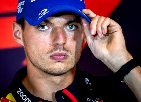 ZANDVOORT - Max Verstappen (Red Bull Racing) during the press conference, PK, Pressekonferenz at the Circuit of Zandvoort prior to the F1 Grand Prix of the Netherlands. ANP REMKO DE WAAL xVIxANPxSportx xxANPxIVx 506492455 originalFilename: 506492455.jpg