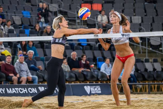 Beach Pro Tour Elite 16 Hamburg, 22 08 2024 Laura Ludwig GER Beach Pro Tour Elite 16, Hamburg, Stadion Am Rothenbaum on 22 08 2024 Copyright: xBEAUTIFULxSPORTS PeterxWeberx