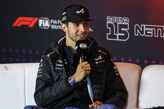OCON Esteban (fra), Alpine F1 Team A524, portrait press conference, PK, Pressekonferenz during the Formula 1 Heineken Dutch Grand Prix 2024, 15th round of the 2024 Formula One World Championship, WM, Weltmeisterschaft from August 23 to 25, 2024 on the Circuit Zandvoort, in Zandvoort, Netherlands - F1 - DUTCH GRAND PRIX 2024 DPPI Panoramic 240822_R15_OLANDA_DP_XB3_1289