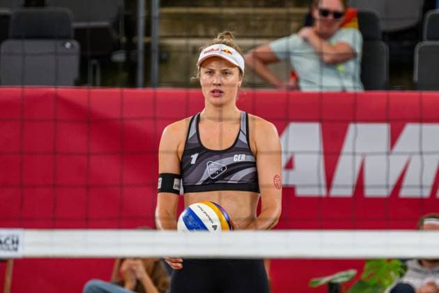 Beach Pro Tour Elite 16 Hamburg, 22 08 2024 Svenja Mueller GER Beach Pro Tour Elite 16, Hamburg, Stadion Am Rothenbaum on 22 08 2024 Copyright: xBEAUTIFULxSPORTS PeterxWeberx