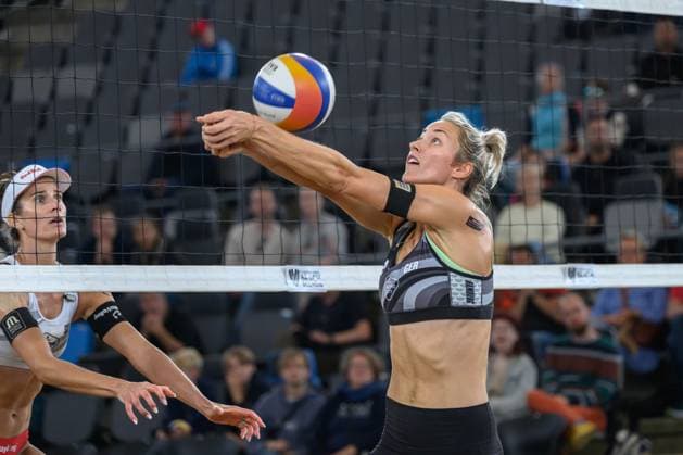 Beach Pro Tour Elite 16 Hamburg, 22 08 2024 Louisa Lippmann GER Beach Pro Tour Elite 16, Hamburg, Stadion Am Rothenbaum on 22 08 2024 Copyright: xBEAUTIFULxSPORTS PeterxWeberx