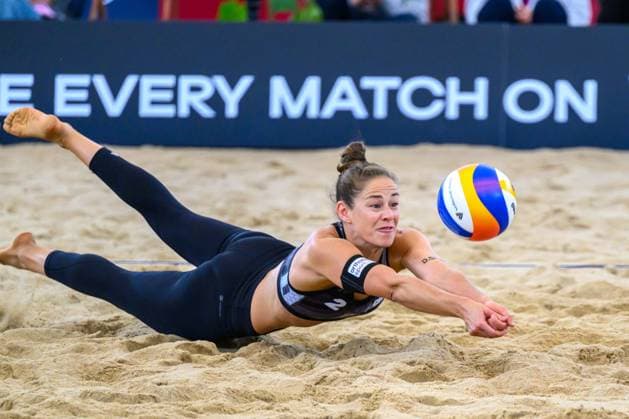 Beach Pro Tour Elite 16 Hamburg, 22 08 2024 Cinja Tillmann GER Beach Pro Tour Elite 16, Hamburg, Stadion Am Rothenbaum on 22 08 2024 Copyright: xBEAUTIFULxSPORTS PeterxWeberx