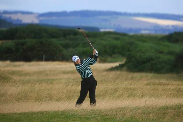 22nd August 2024; Old Course at St Andrews, St Andrews, Fife, Scotland; AIG Womens Open Golf, Round 1; Minjee Lee of Australia plays from the rough on the fourteenth hole of the Old Course, St Andrews Links during the first round of the AIG Women& x2019;s Open  ActionPlus12683832 DavidxYoung