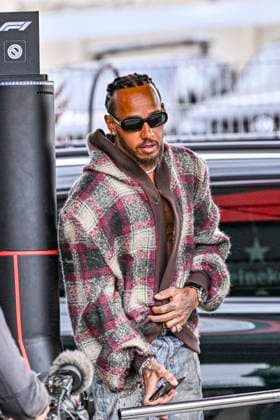 22nd August 2024; Circuit Zandvoort, Zandvoort, Holland, North Holland, Netherlands; Formula 1 Heineken Dutch Grand Prix 2024; Arrivals and Inspection Day; Lewis Hamilton (GBR) arrives at the circuit  ActionPlus12683875 GodfreyxPitt