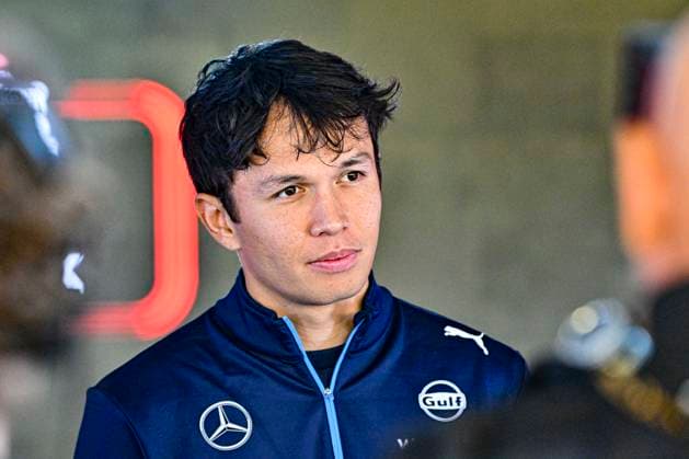22nd August 2024; Circuit Zandvoort, Zandvoort, Holland, North Holland, Netherlands; Formula 1 Heineken Dutch Grand Prix 2024; Arrivals and Inspection Day; Alex Albon (THA) answers questions from the media  ActionPlus12683905 GodfreyxPitt