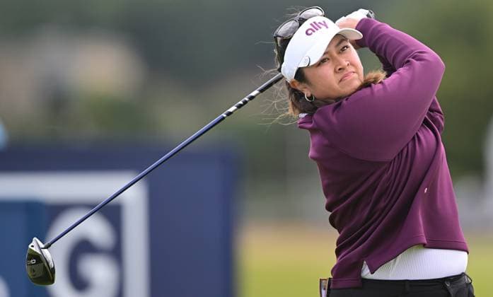 Lilia Vu on the 3rd Tee AIG Women s Open, Day Three, Golf, St. Andrews, Scotland, UK - 22 Aug 2024  Copyright: xGreigxCowie Shutterstockx 14653227ci