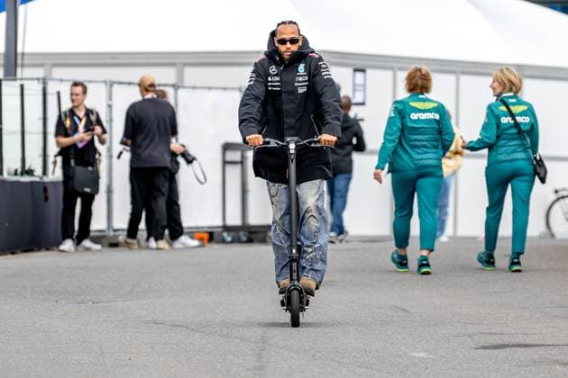 ZANDVOORT, NETHERLANDS: Lewis Hamilton, racing for the Mercedes F1 team during the 2024 Formula 1 Dutch Grand Prix at the Circuit Zandvoort in Zandvoort, Netherlands