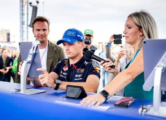 ZANDVOORT - Max Verstappen (Red Bull Racing) is present at a sponsor event at the Zandvoort Circuit prior to the F1 Grand Prix of the Netherlands. ANP SEM VAN DER WAL xVIxANPxSportx xxANPxIVx 506498424 originalFilename: 506498424.jpg