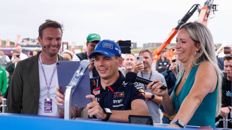 Max Verstappen of the Netherlands and Oracle Red Bull Racing during the kick off Heineken Player 0 0 2024 competition with ambasadeur Max Verstappen during previews ahead of the F1 Grand Prix of Netherlands at Circuit Park Zandvoort on August 22, 2024 in Zandvoort, Netherlands Defodi 704 MTB20240822F1ZandvoortDag1352443 Defodi-704