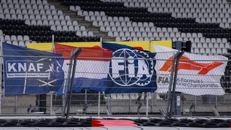 FIA Flag during previews ahead of the F1 Grand Prix of Netherlands at Circuit Park Zandvoort on August 22, 2024 in Zandvoort, Netherlands Defodi 704 MTB20240822F1ZandvoortDag1352498 Defodi-704