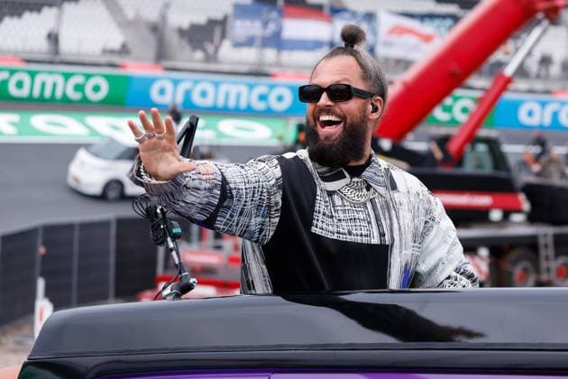 DJ La Fuente Diskjockey from the Netherlands during previews ahead of the F1 Grand Prix of Netherlands at Circuit Park Zandvoort on August 22, 2024 in Zandvoort, Netherlands Defodi 704 MTB20240822F1ZandvoortDag1352532 Defodi-704