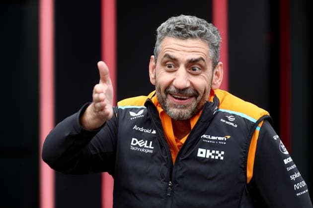 22 08 2024, xsvx, Motorsport FIA Formula 1, Dutch Grand Prix 2024 emspor, v l Team Principal Andrea Stella McLaren F1 Team FIA REGULATIONS PROHIBIT ANY USE OF PHOTOGRAPHS as IMAGE SEQUENCES and or QUASI VIDEO Zandvoort