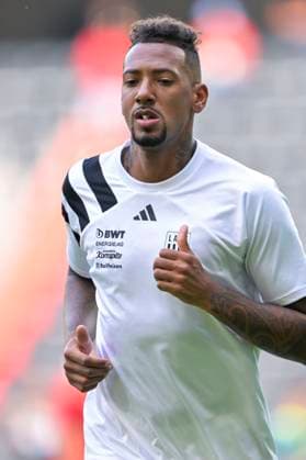 SOCCER - UEFA EL, LASK vs Bukarest LINZ,AUSTRIA,22.AUG.24 - SOCCER - UEFA Europa League, qualification, Linzer ASK vs FCSB Bukarest. Image shows Jerome Boateng (LASK) during warm-up.  GEPAxpictures xChristianxMoser