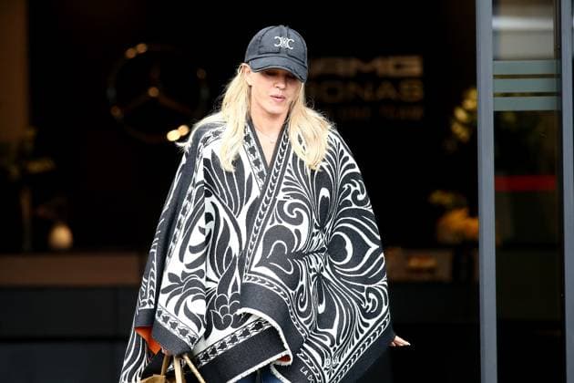 22 08 2024, xsvx, Motorsport FIA Formula 1, Grand Prix of the Netherlands 2024 emspor, v l Laila Hasanovic, girlfriend of Mick Schumacher Mercedes AMG Petronas FIA REGULATIONS PROHIBIT ANY USE OF PHOTOGRAPHS as IMAGE SEQUENCES and or QUASI VIDEO Zandvoort